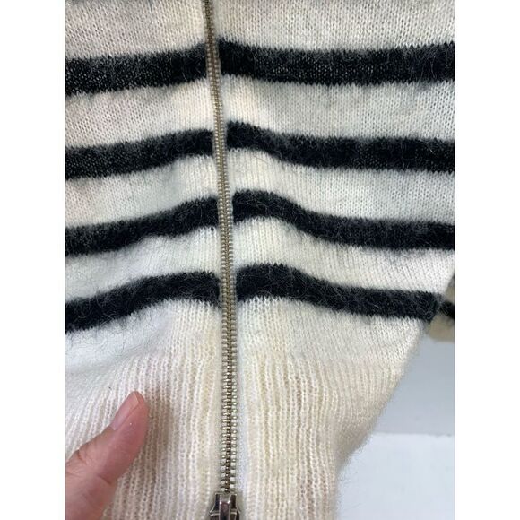 The Kooples Ivory Wool Mohair Blend Sweater Size L - Picture 9 of 13